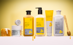 forest honey and milk skin care products