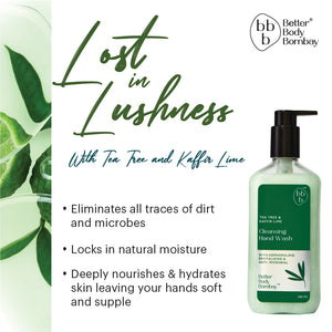 Tea Tree & Kaffir Lime Cleansing Hand Wash | For Oily/Acne Prone Skin | (300ml)