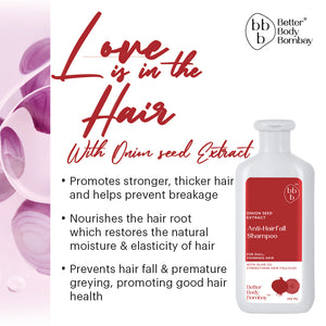 Benefits of onion hairfall shampoo