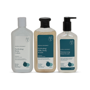 BBB body care combo for dry skin