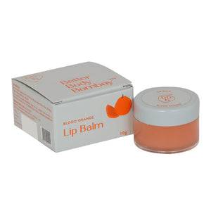 Blood orange lip balm for dry lips 