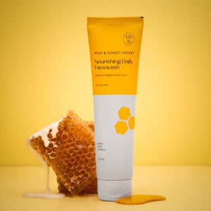 Milk & forest honey face wash for dry skin