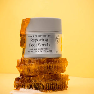 Milk & Forest Repairing Foot Scrub | For All Skin Types | (100g)