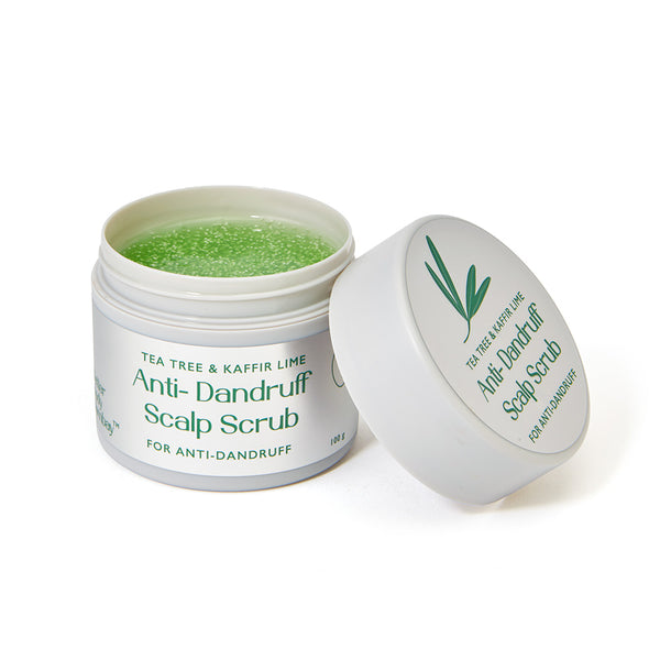 Tea Tree & Kaffir Lime Anti-Dandruff Scalp Scrub  |  For Scalp with Dandruff  | (100g)